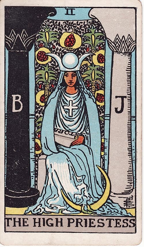 The High Priestess tarot card