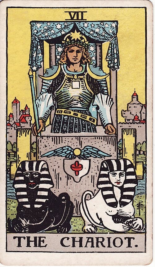The Chariot — Rider–Waite–Smith tarot card
