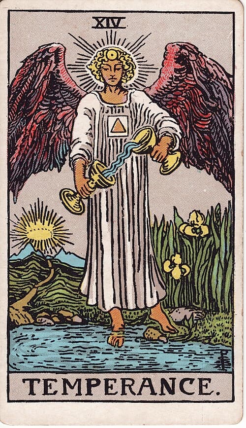 Temperance — Rider–Waite–Smith tarot card