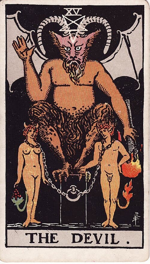 The Devil — Rider–Waite–Smith tarot card