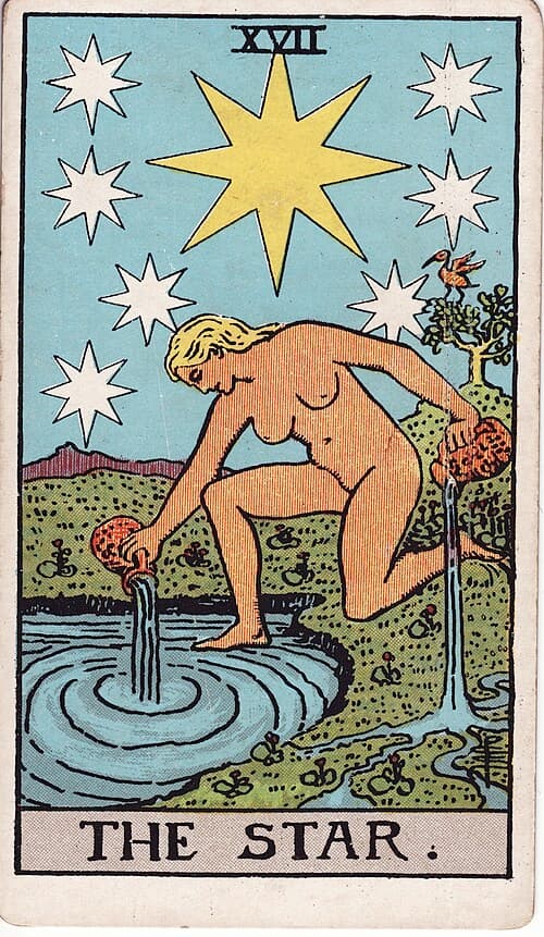 The Star tarot card