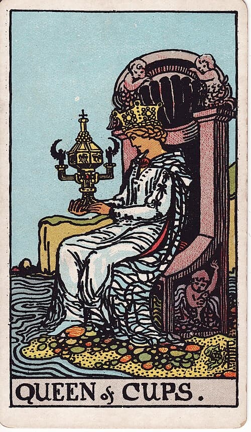 Queen of Cups — Rider–Waite–Smith tarot card
