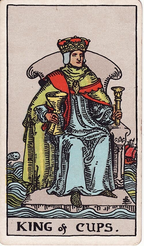 King of Cups — Rider–Waite–Smith tarot card