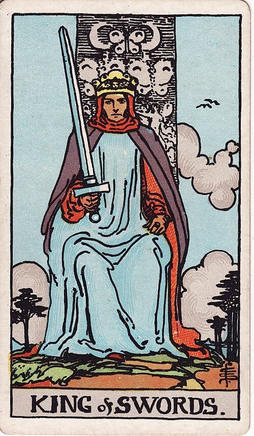 King of Swords — Rider–Waite–Smith tarot card